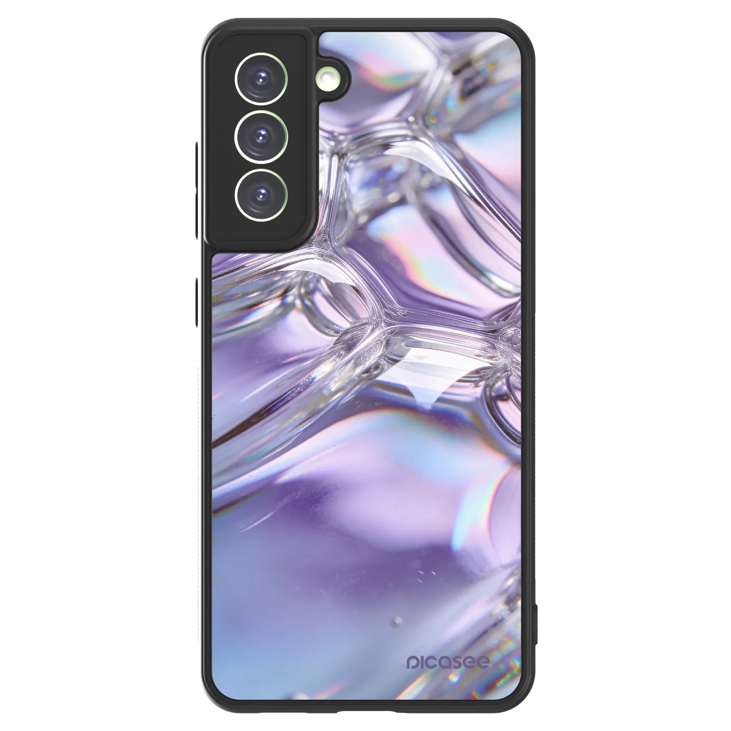 Picasee ULTIMATE CASE PowerShare pro Samsung Galaxy S21 FE 5G - Iridescent bubbles