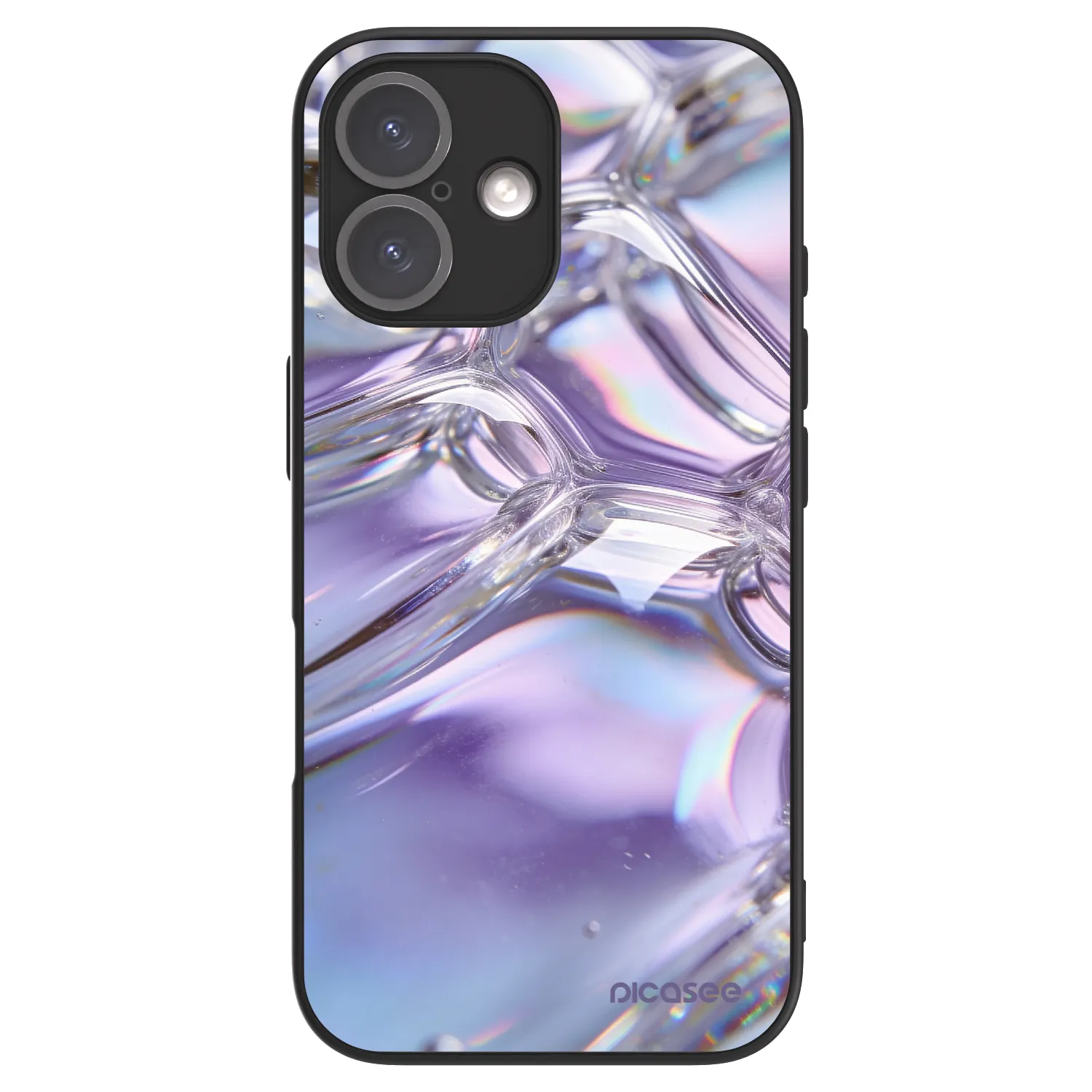 Picasee ULTIMATE CASE pro Apple iPhone 16 - Iridescent bubbles