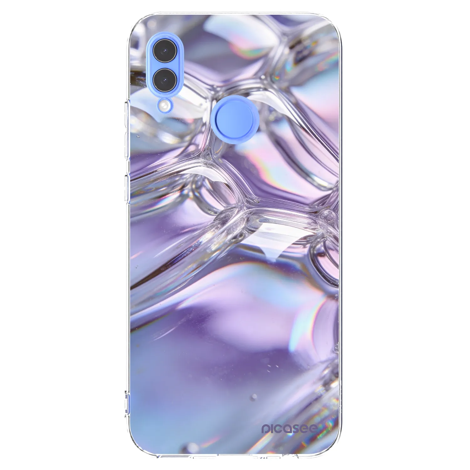 Picasee silikónový prehľadný obal pre Honor 10 Lite - Iridescent bubbles