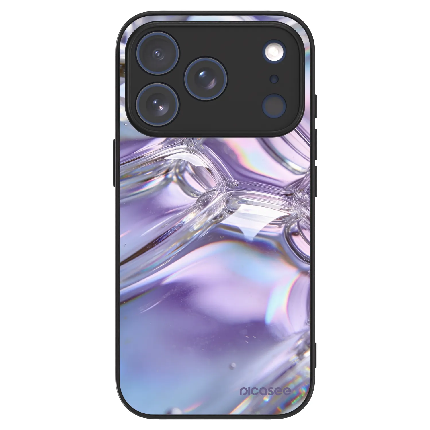 Picasee ULTIMATE CASE MagSafe pro Apple iPhone 17 Pro - Iridescent bubbles