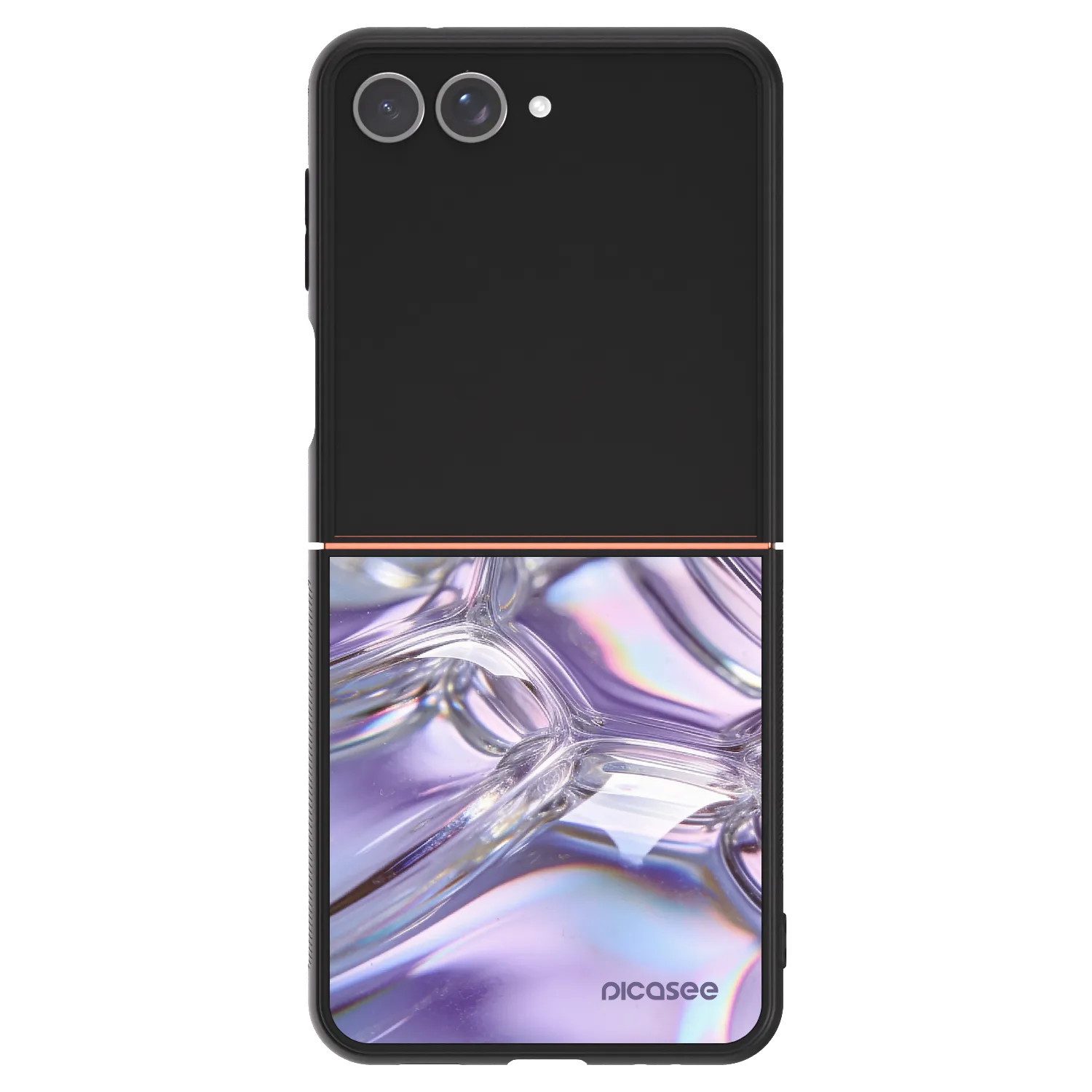 Picasee ULTIMATE CASE pro Samsung Galaxy Z Flip7 5G - Iridescent bubbles