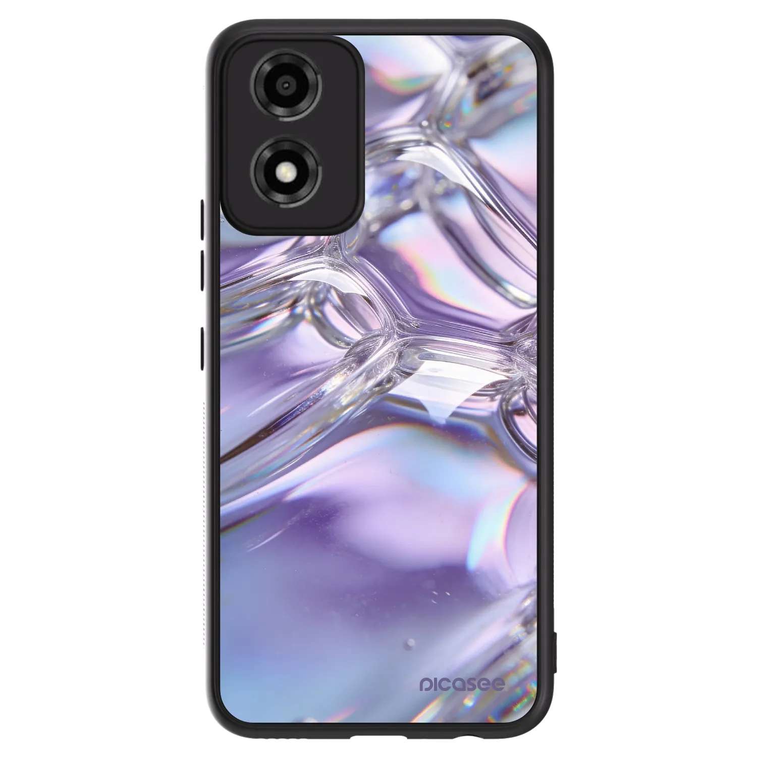 Picasee ULTIMATE CASE pro Motorola Moto E14 - Iridescent bubbles