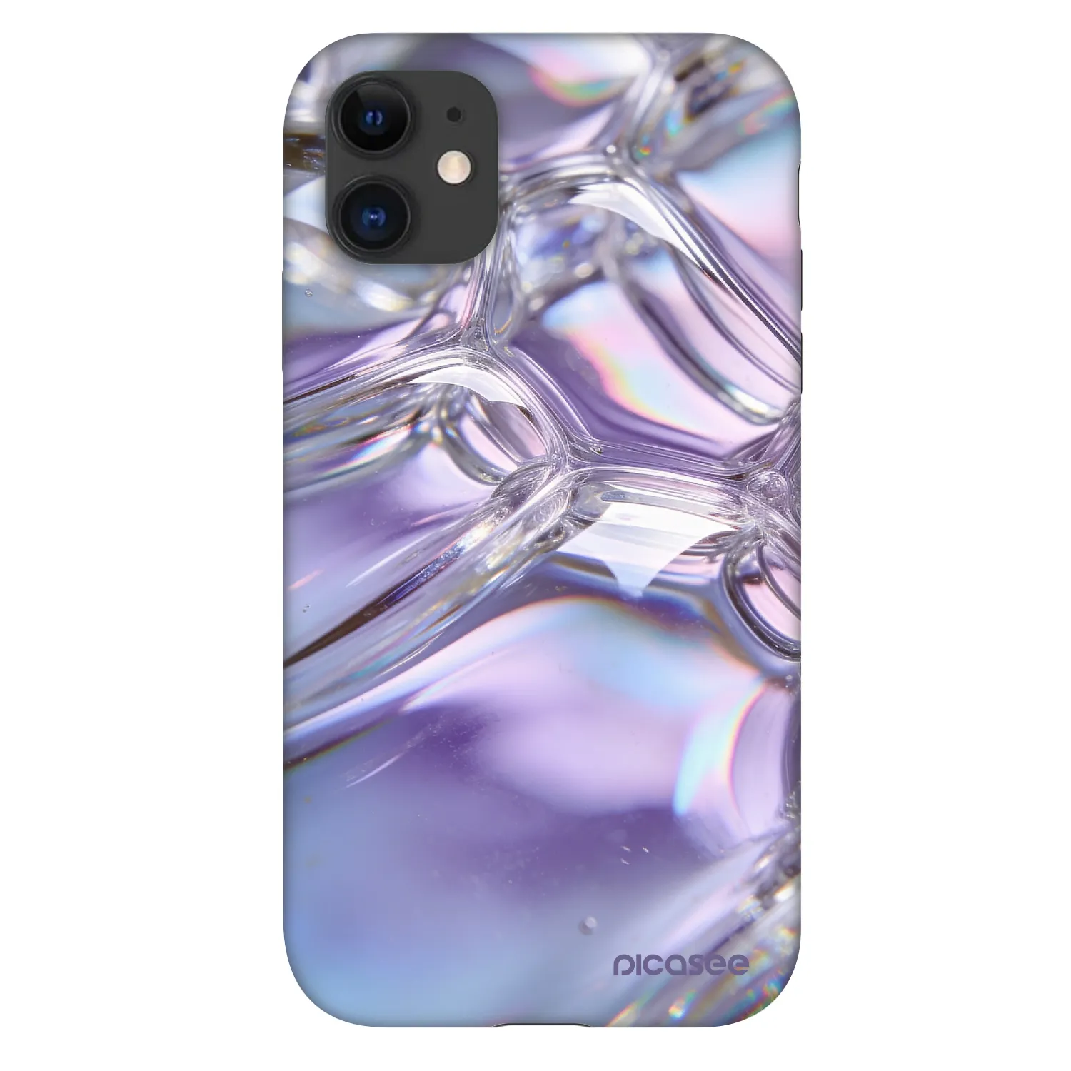 Picasee Fashion Case pre Apple iPhone 11 - Iridescent bubbles