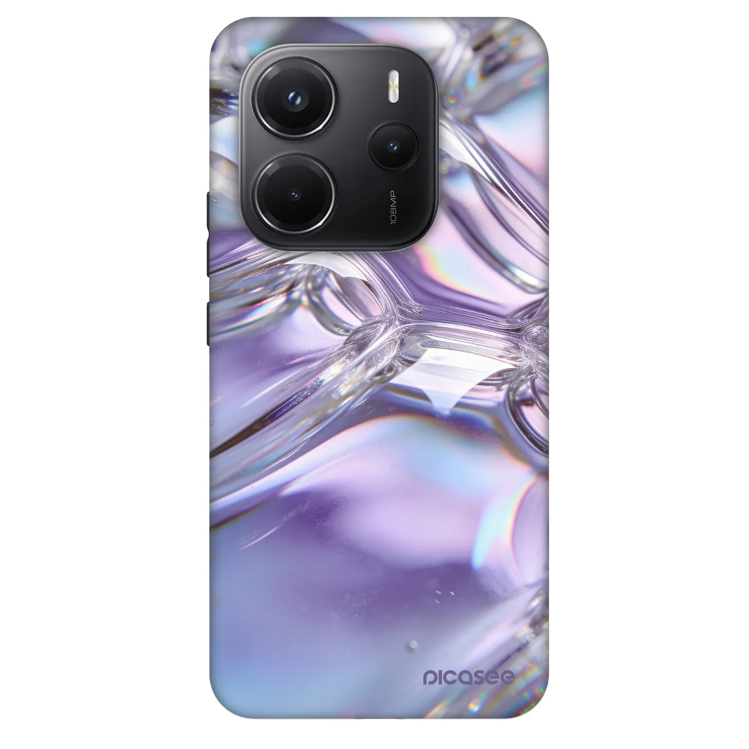 Picasee Fashion Case pre Xiaomi Redmi Note 14 5G - Iridescent bubbles