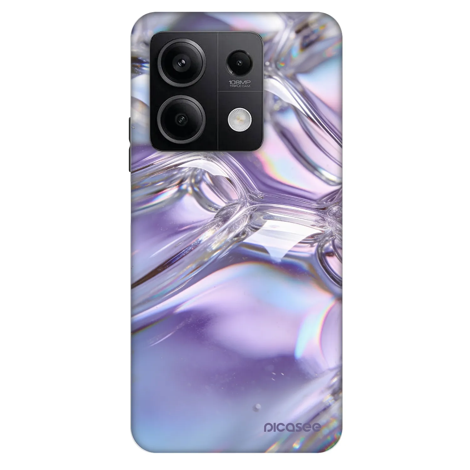 Picasee Fashion Case pre Xiaomi Redmi Note 13 5G - Iridescent bubbles