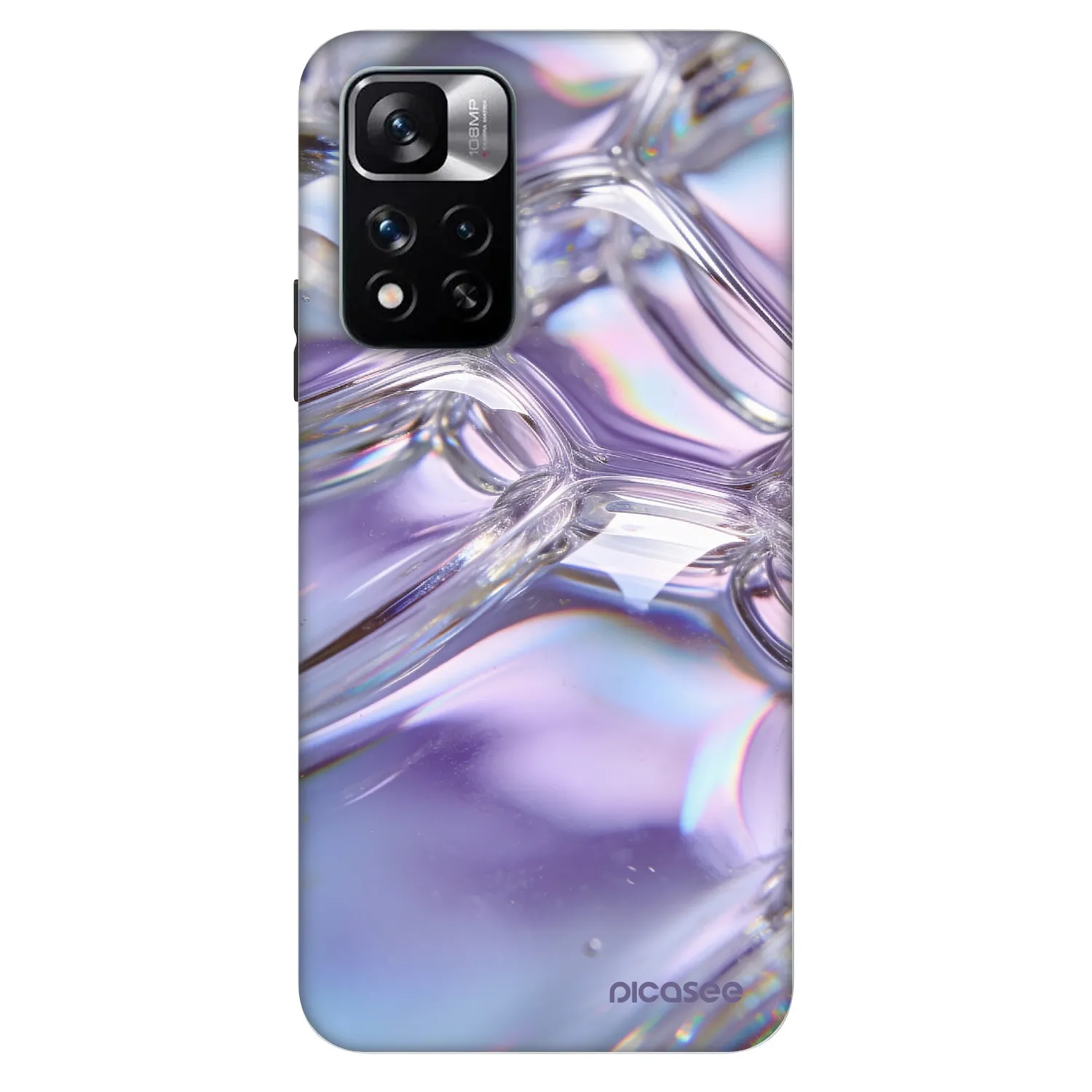 Picasee Fashion Case pre Xiaomi Redmi Note 11 Pro 5G - Iridescent bubbles