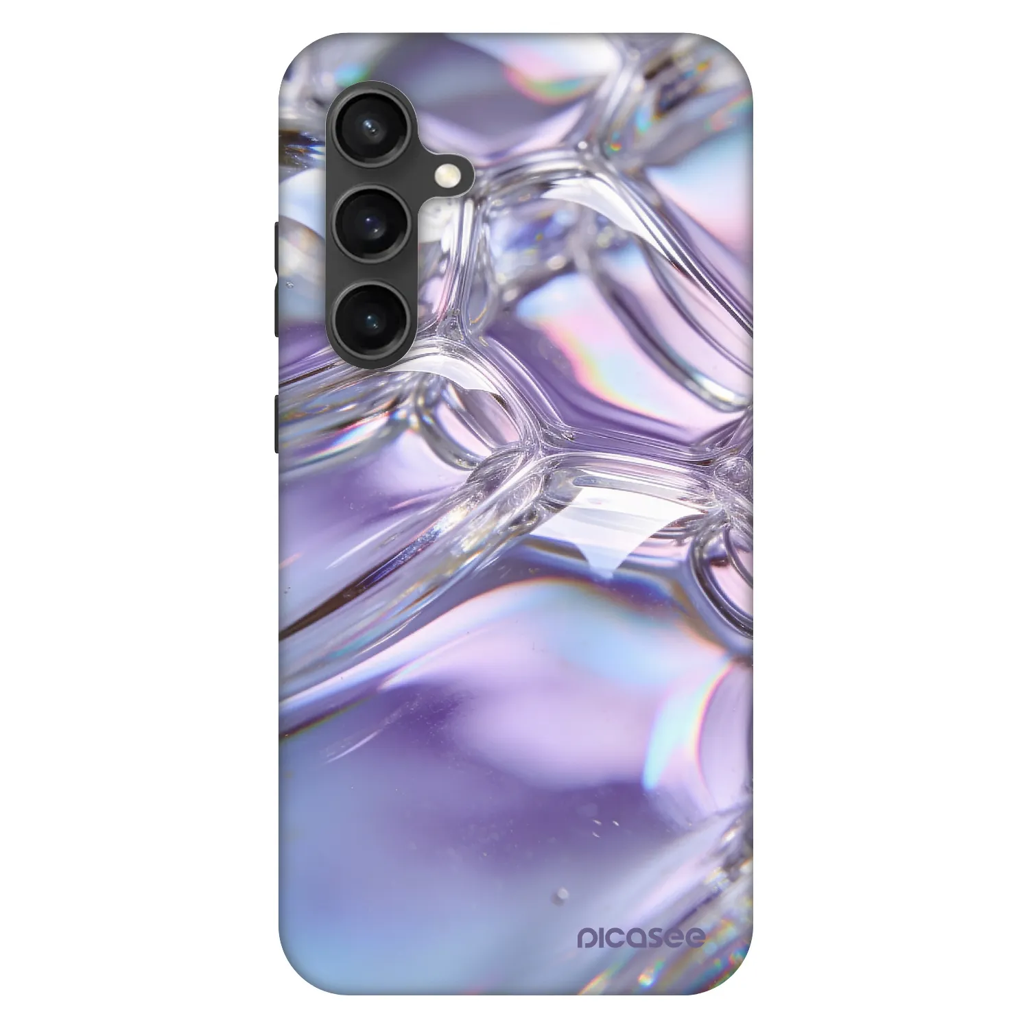 Picasee Fashion Case pre Samsung Galaxy S24 FE S721B - Iridescent bubbles