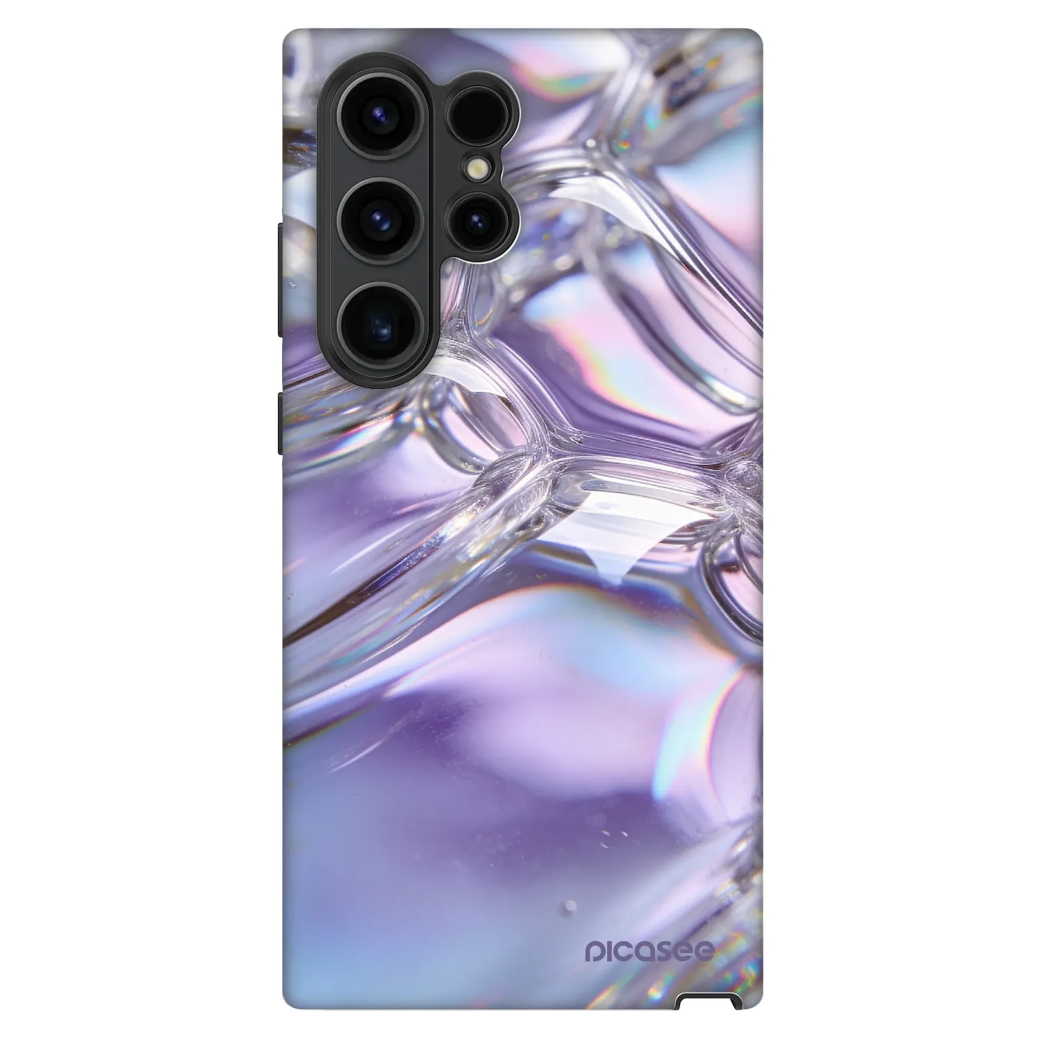 Picasee Fashion Case pre Samsung Galaxy S23 Ultra 5G - Iridescent bubbles