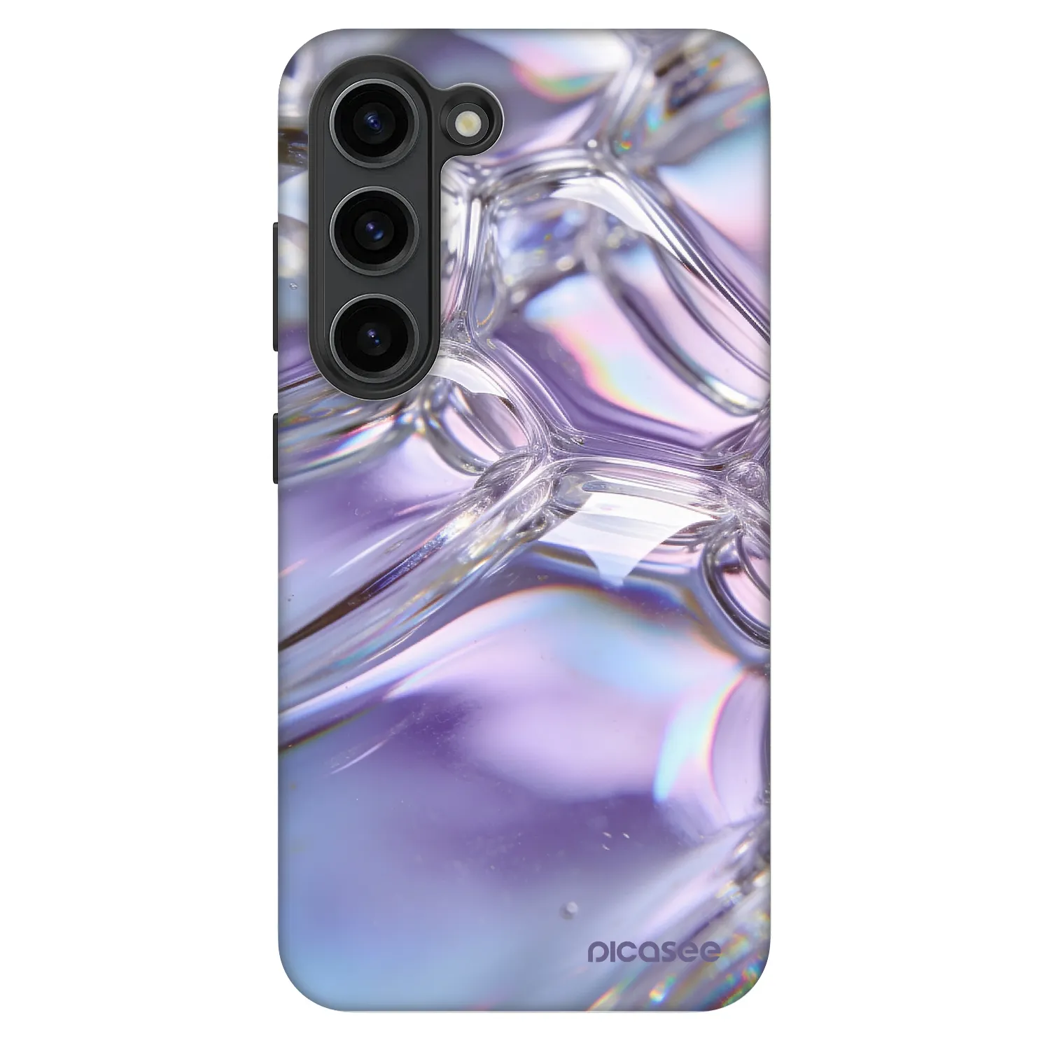 Picasee Fashion Case pre Samsung Galaxy S23 5G - Iridescent bubbles