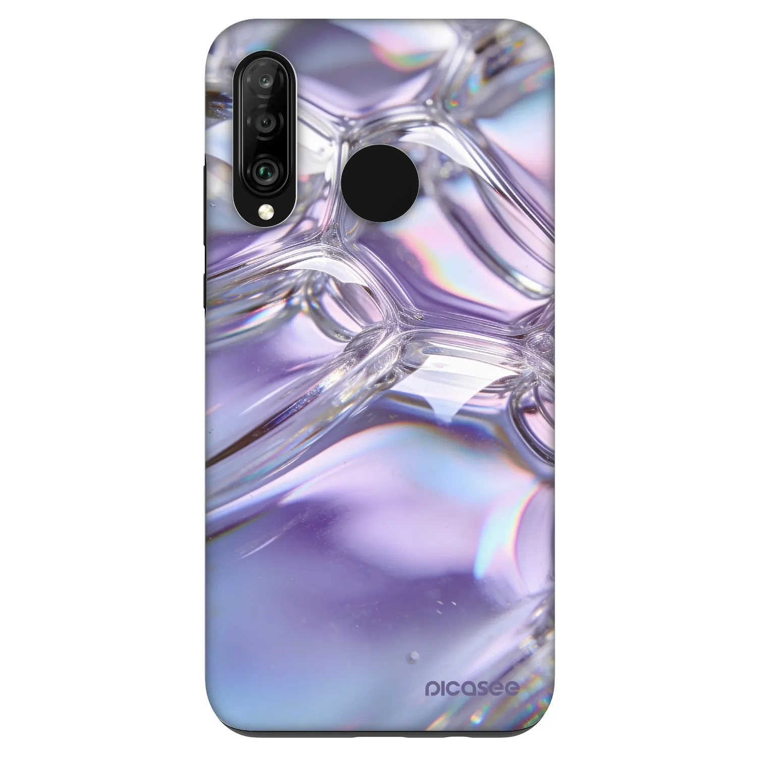 Picasee Fashion Case pre Huawei P30 Lite - Iridescent bubbles