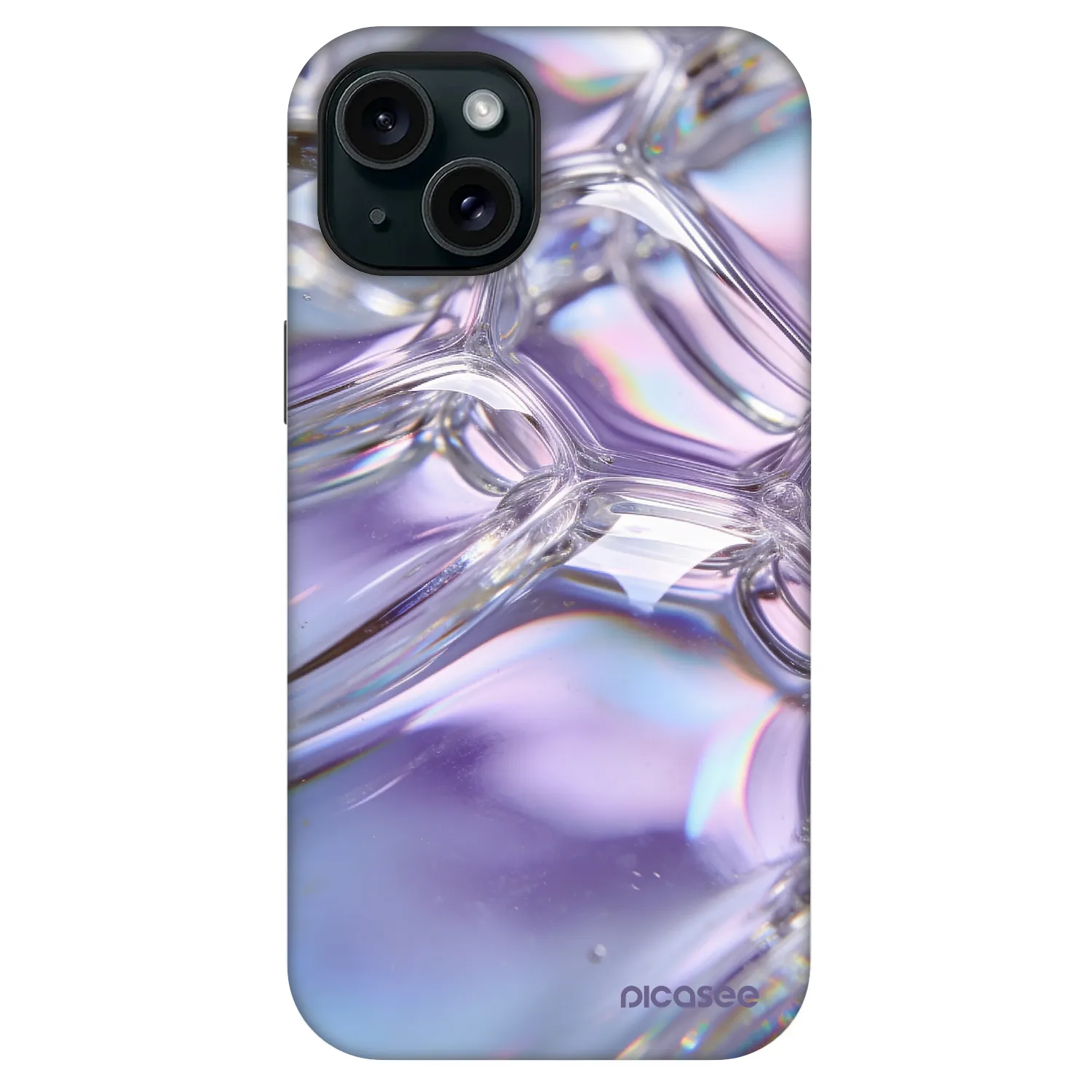Picasee Fashion Case MagSafe pre Apple iPhone 13 - Iridescent bubbles