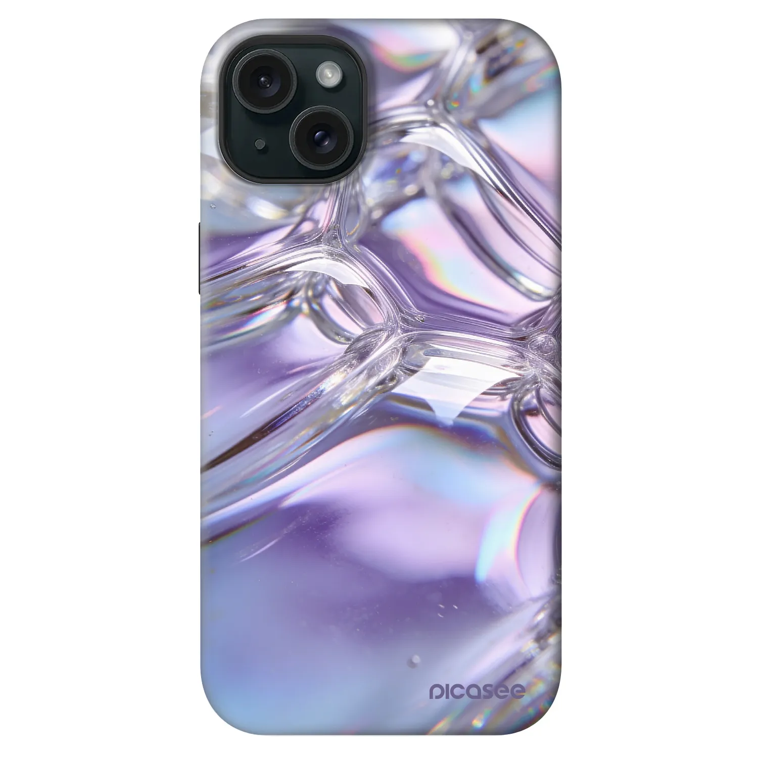 Picasee Fashion Case MagSafe pre Apple iPhone 14 Plus - Iridescent bubbles