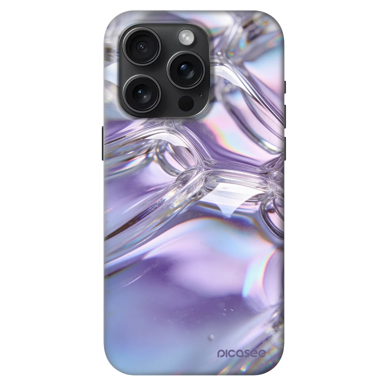 Picasee Fashion Case MagSafe pre Apple iPhone 15 Pro - Iridescent bubbles