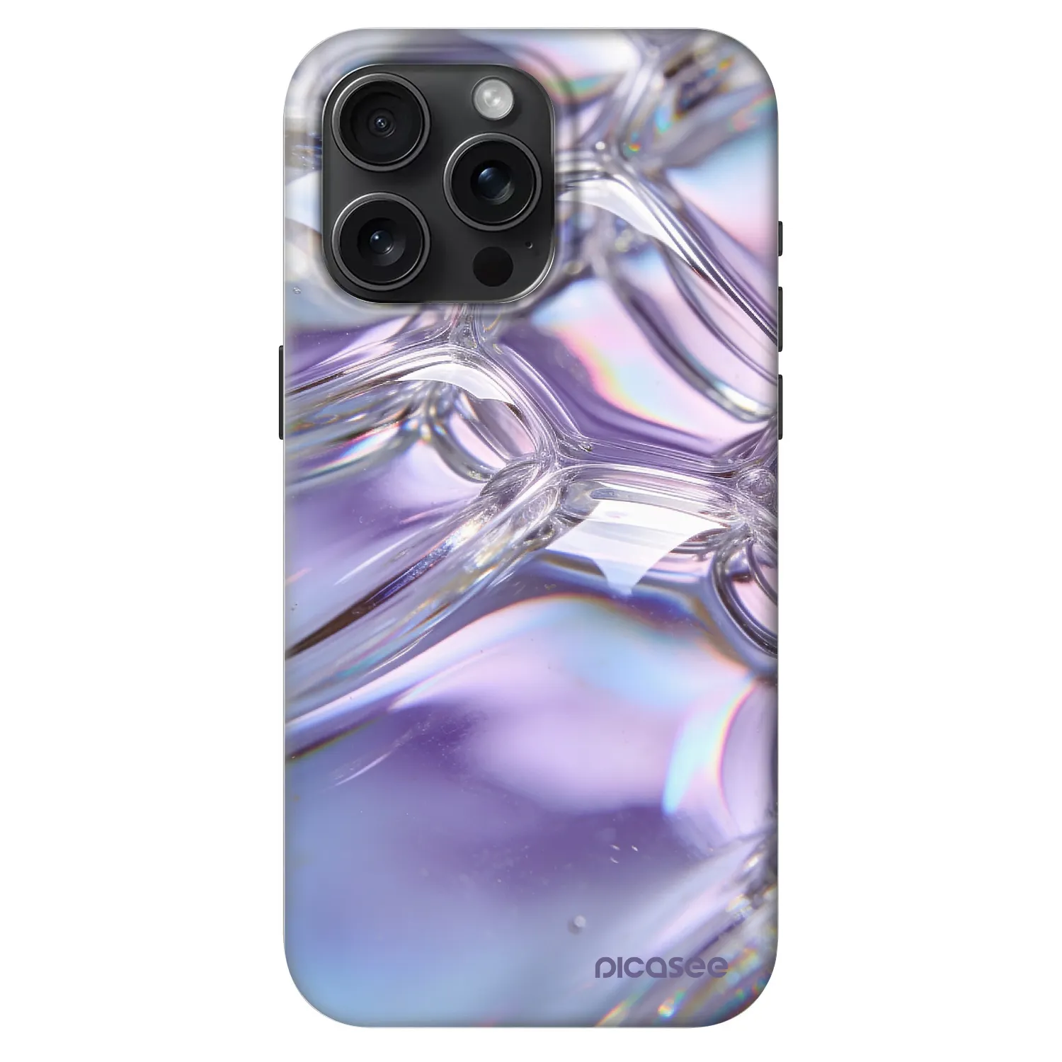 Picasee Fashion Case MagSafe pre Apple iPhone 15 Pro Max - Iridescent bubbles