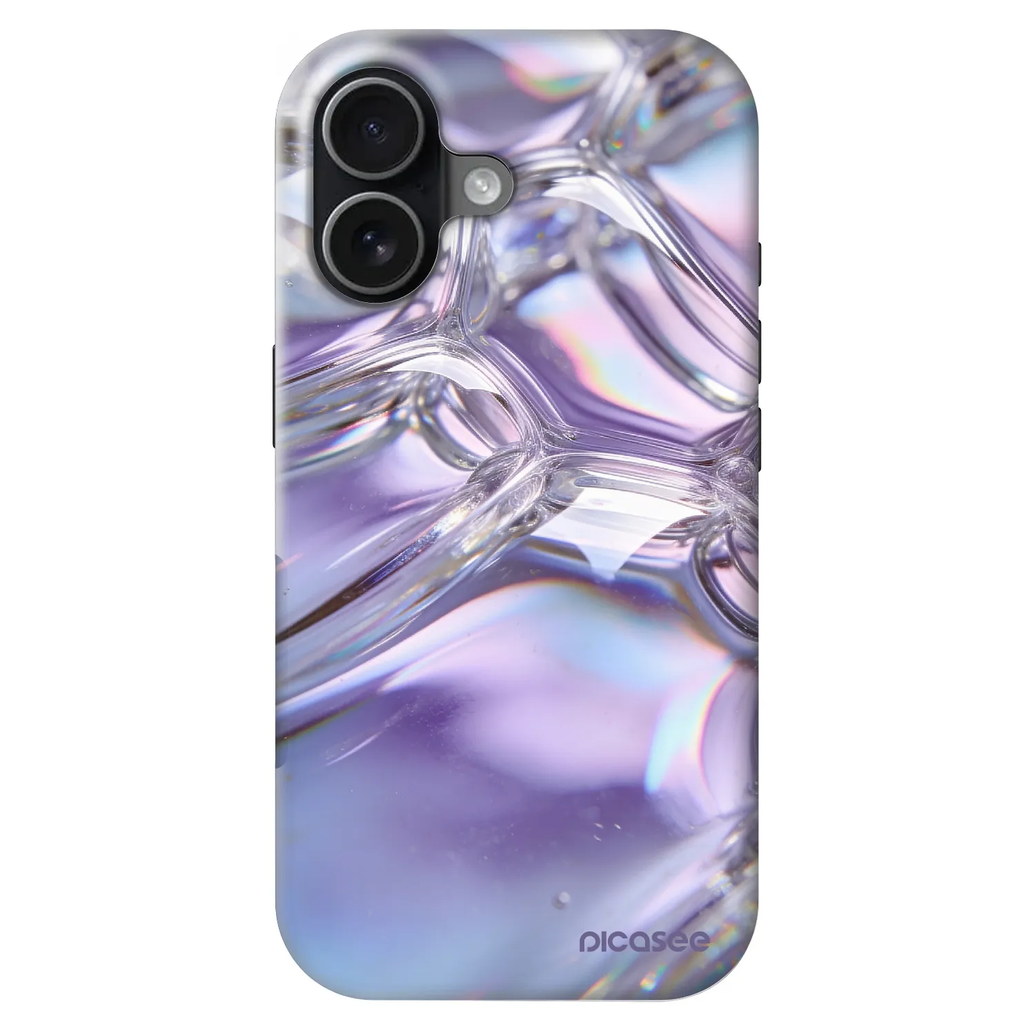 Picasee Fashion Case MagSafe pre Apple iPhone 17 - Iridescent bubbles