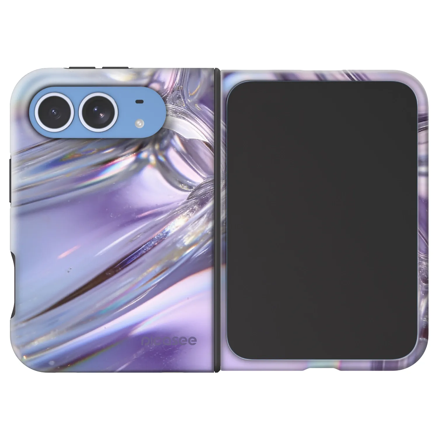 Picasee Fashion Case MagSafe pre Apple iPhone Duo - Iridescent bubbles
