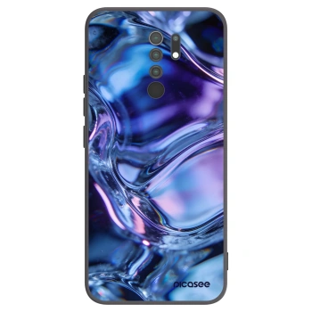 Picasee silikónový čierny obal pre Xiaomi Redmi 9 - Iris liquid