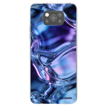 Picasee silikónový čierny obal pre Xiaomi Poco X3 Pro - Iris liquid
