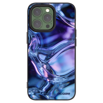 Picasee silikónový čierny obal pre Apple iPhone 13 Pro - Iris liquid