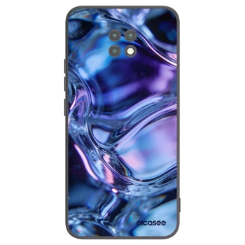 Picasee silikónový čierny obal pre Xiaomi Redmi Note 9T - Iris liquid