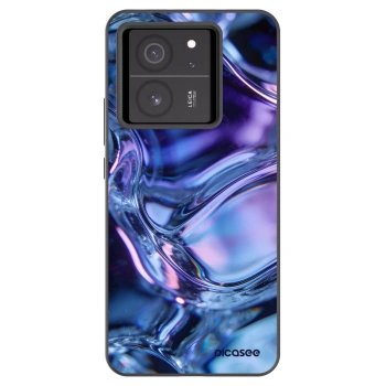 Picasee silikónový čierny obal pre Xiaomi 13T - Iris liquid