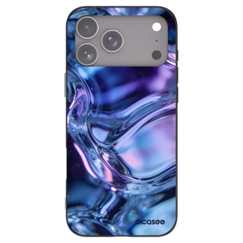 Picasee silikónový čierny obal pre Apple iPhone 17 Pro Max - Iris liquid
