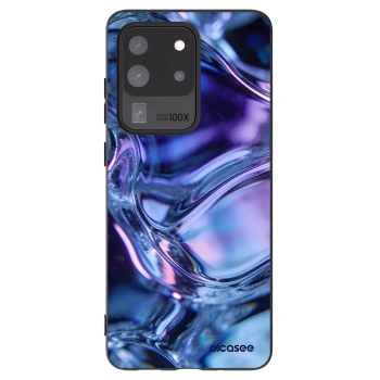 Picasee silikónový čierny obal pre Samsung Galaxy S20 Ultra 5G G988F - Iris liquid
