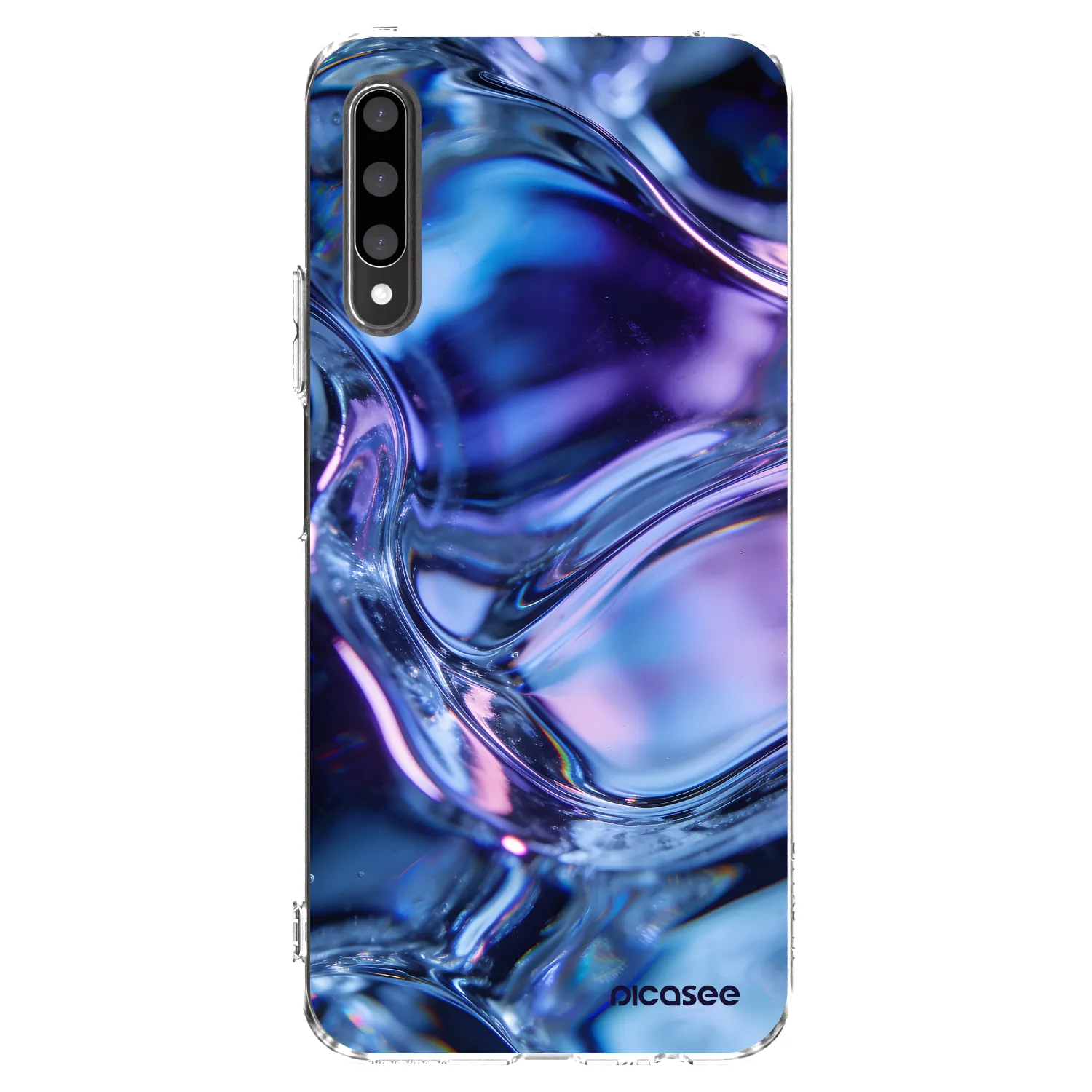 Picasee silikónový prehľadný obal pre Honor 9X Pro - Iris liquid