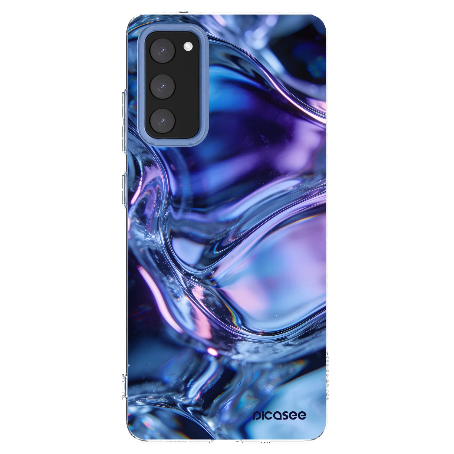 Picasee silikónový prehľadný obal pre Samsung Galaxy S20 FE - Iris liquid