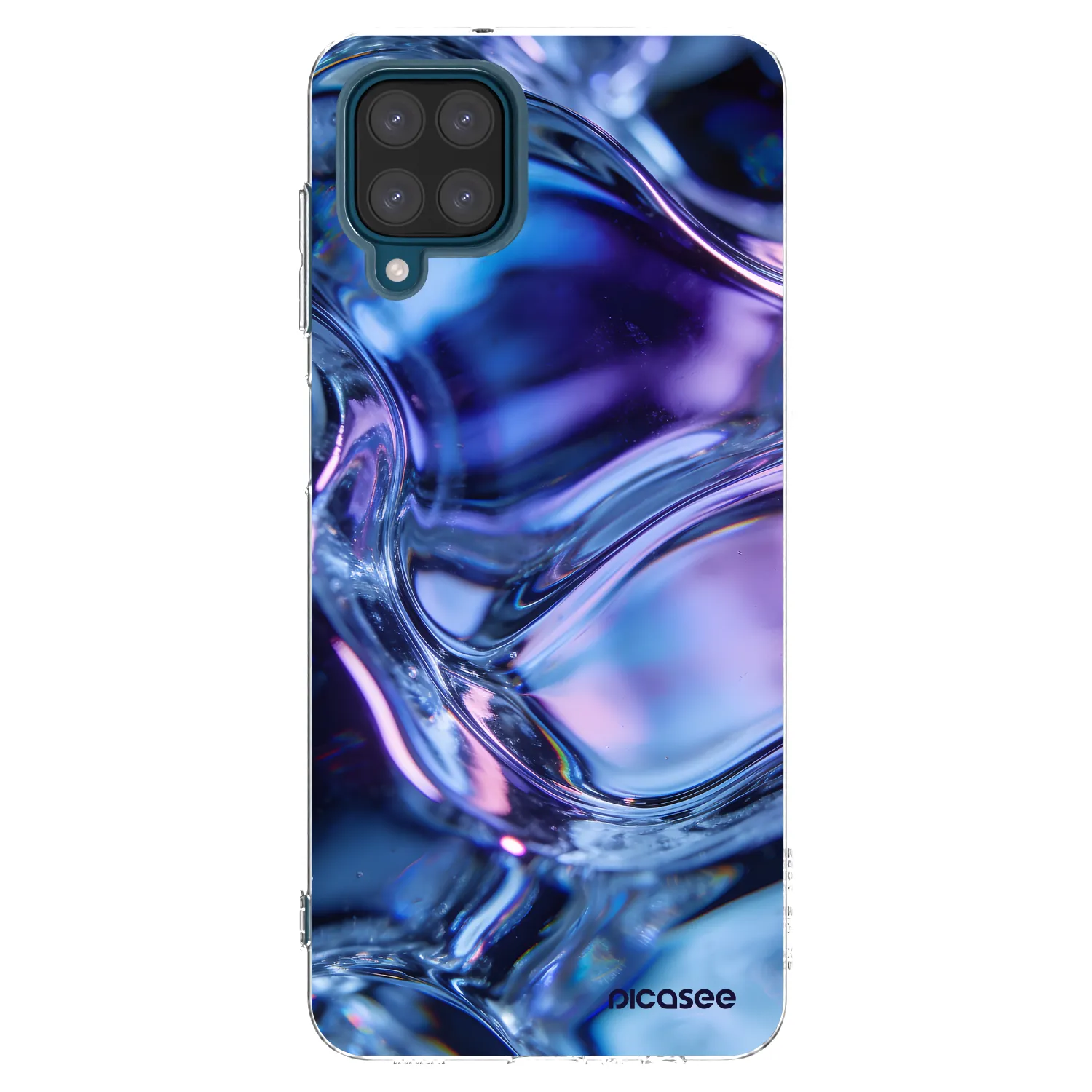 Picasee silikónový prehľadný obal pre Samsung Galaxy A12 A125F - Iris liquid