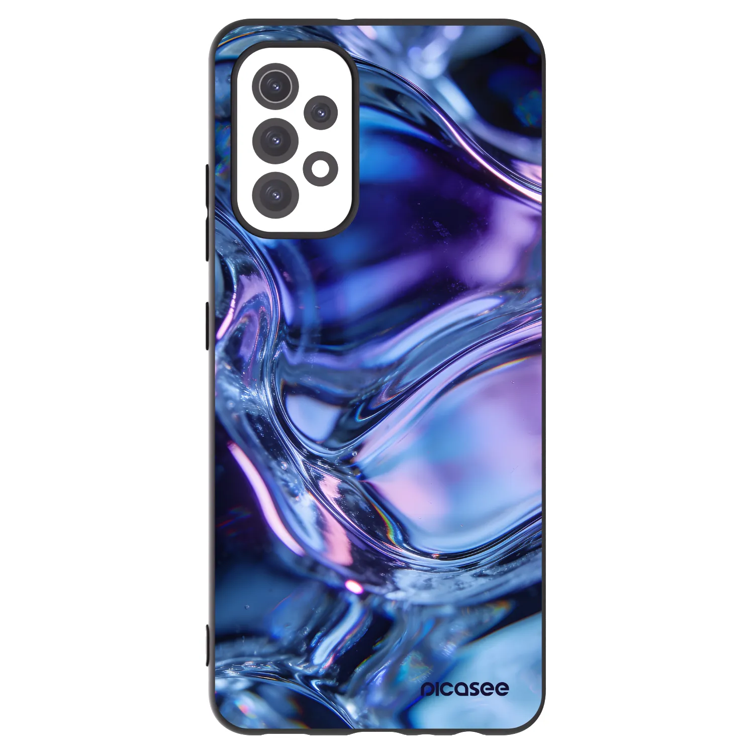 Picasee silikónový čierny obal pre Samsung Galaxy A32 5G A326B - Iris liquid