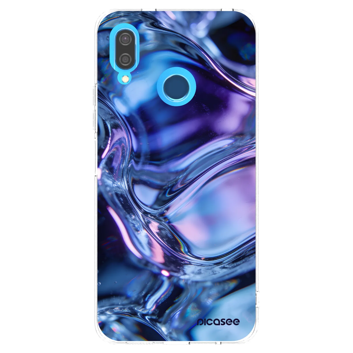 Picasee silikónový prehľadný obal pre Huawei P20 Lite - Iris liquid