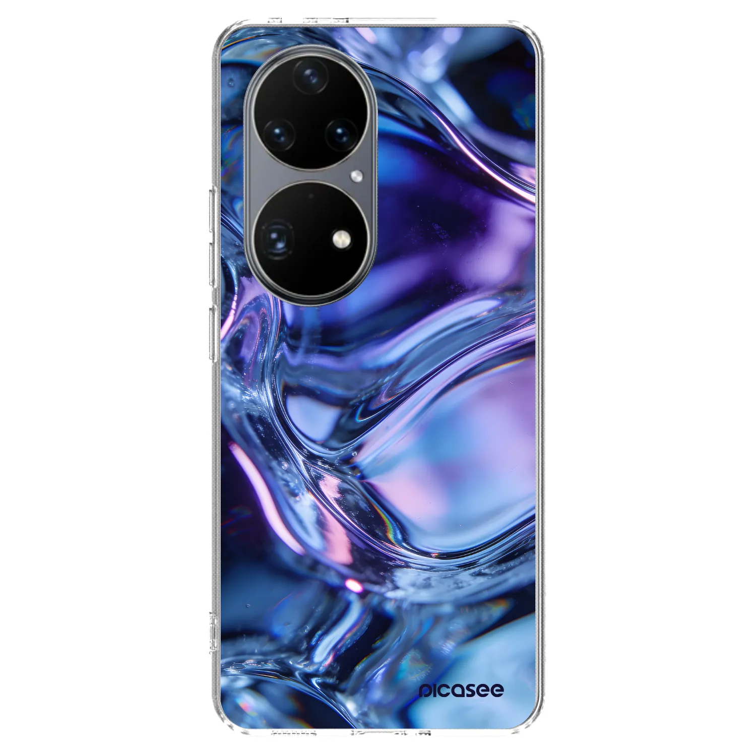 Picasee silikónový prehľadný obal pre Huawei P50 - Iris liquid