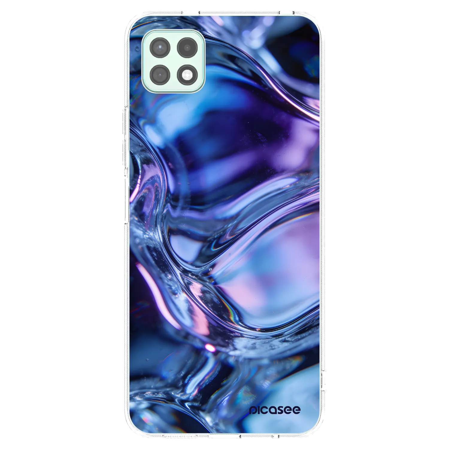 Picasee silikónový prehľadný obal pre Samsung Galaxy A22 A226B 5G - Iris liquid
