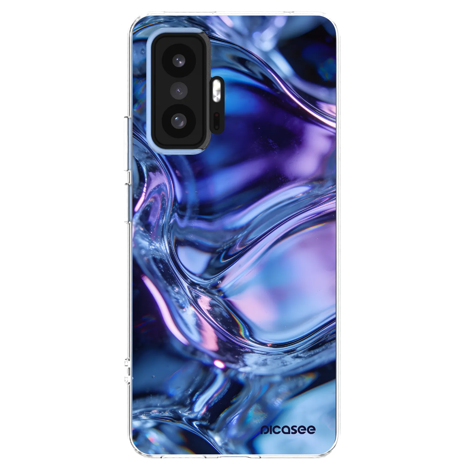 Picasee silikónový prehľadný obal pre Xiaomi 11T - Iris liquid