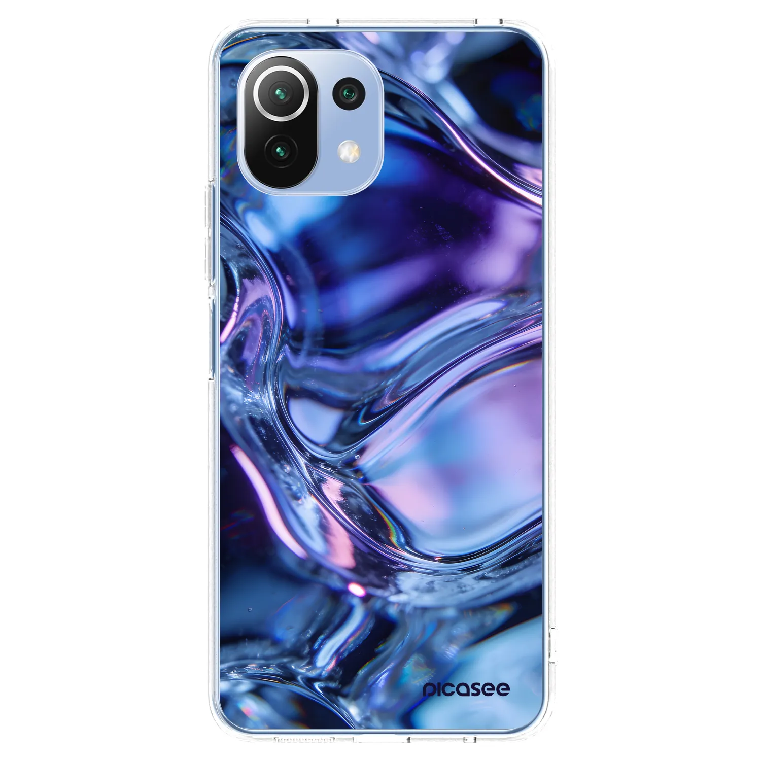 Picasee silikónový prehľadný obal pre Xiaomi 11 Lite 5G NE - Iris liquid