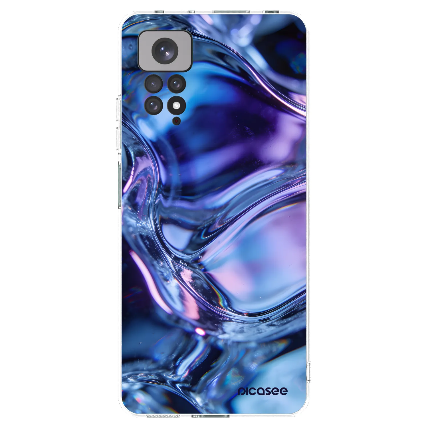 Picasee silikónový prehľadný obal pre Xiaomi Redmi Note 11 - Iris liquid