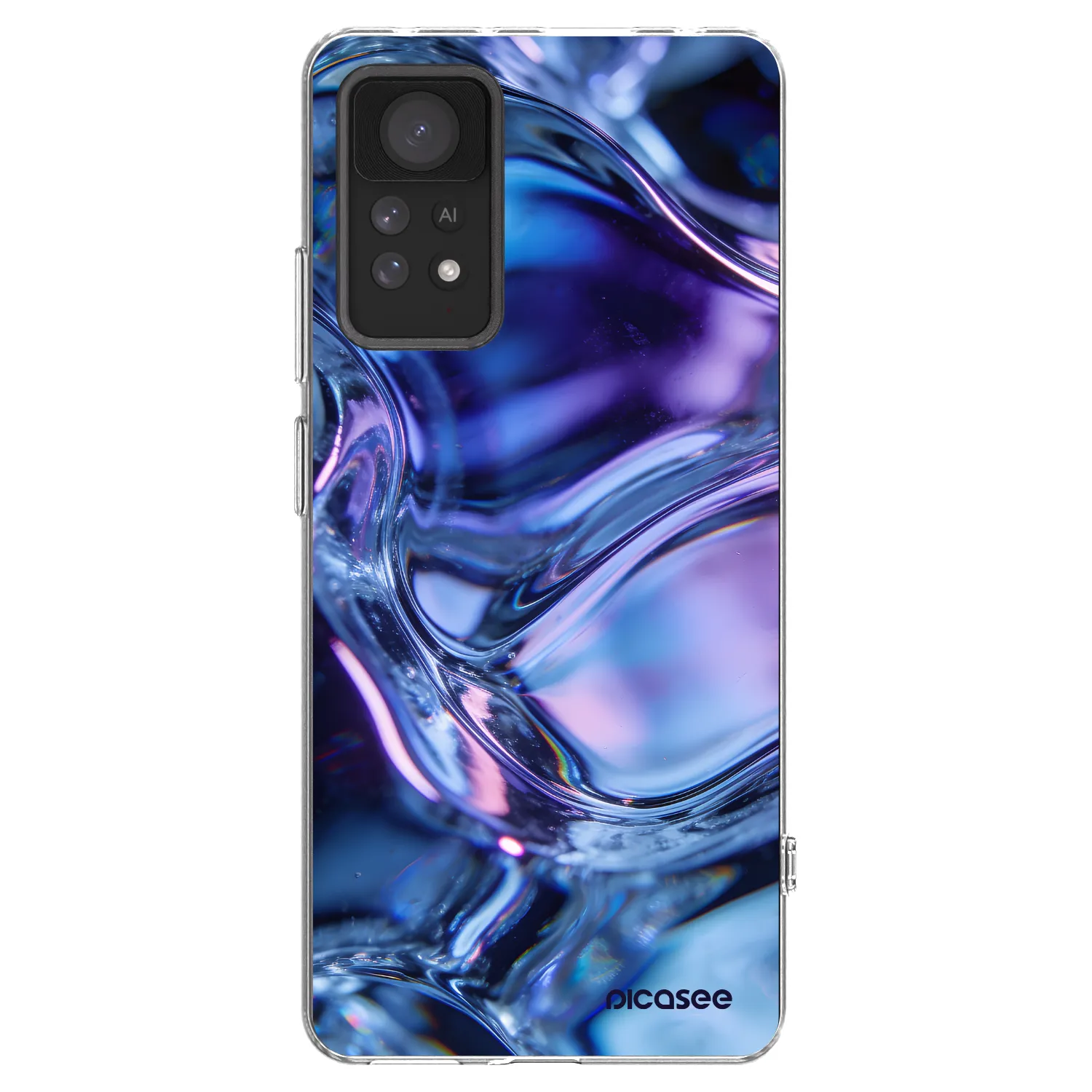 Picasee silikónový prehľadný obal pre Xiaomi Redmi Note 11 Pro - Iris liquid