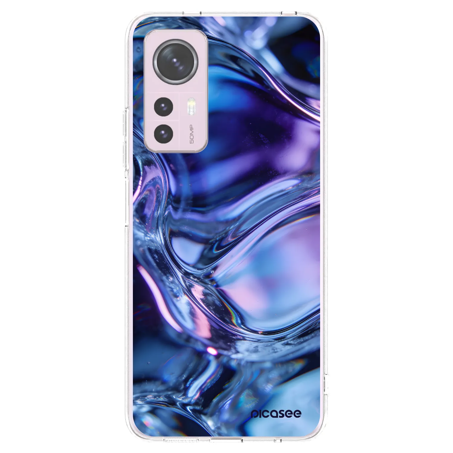 Picasee silikónový prehľadný obal pre Xiaomi 12 - Iris liquid