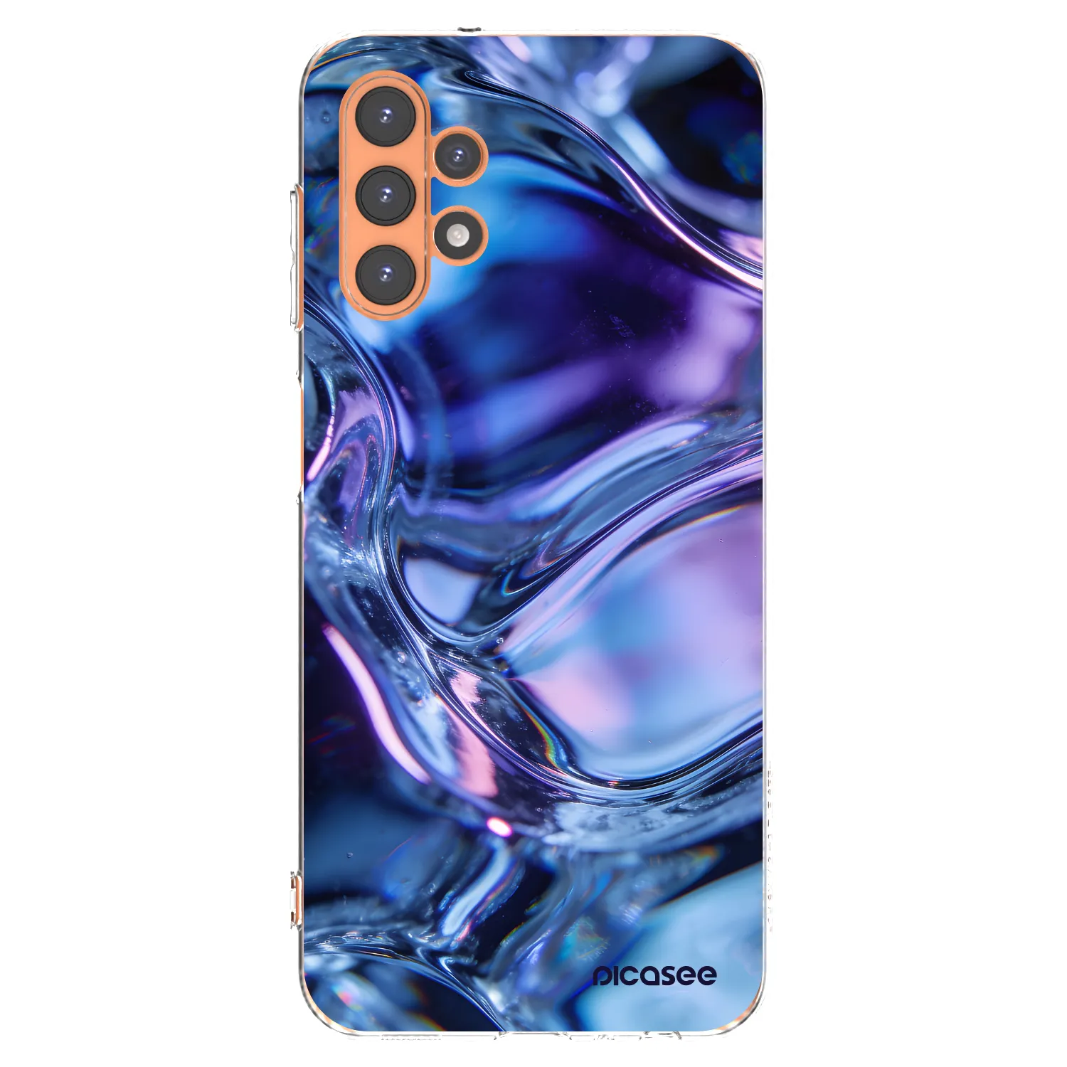 Picasee silikónový prehľadný obal pre Samsung Galaxy A13 4G A135 - Iris liquid