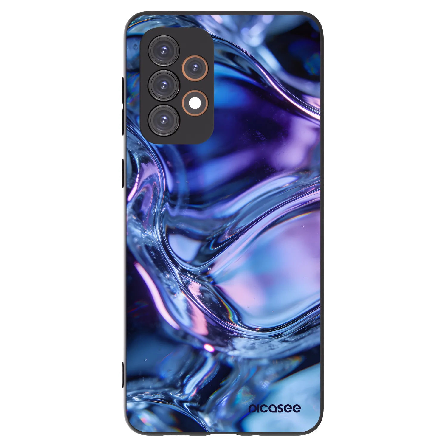 Picasee silikónový čierny obal pre Samsung Galaxy A33 5G A336 - Iris liquid