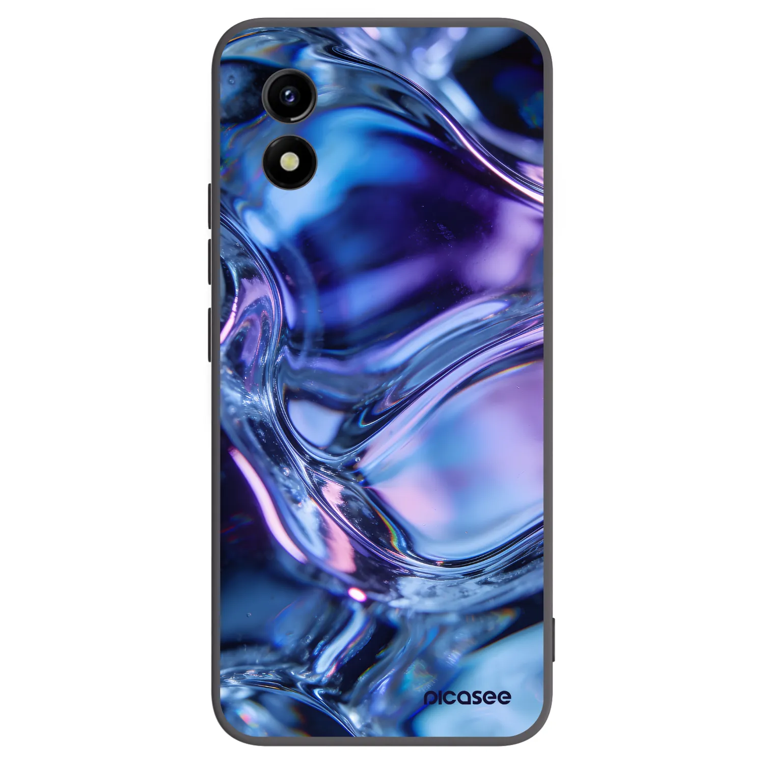 Picasee silikónový čierny obal pre Vivo Y01 - Iris liquid