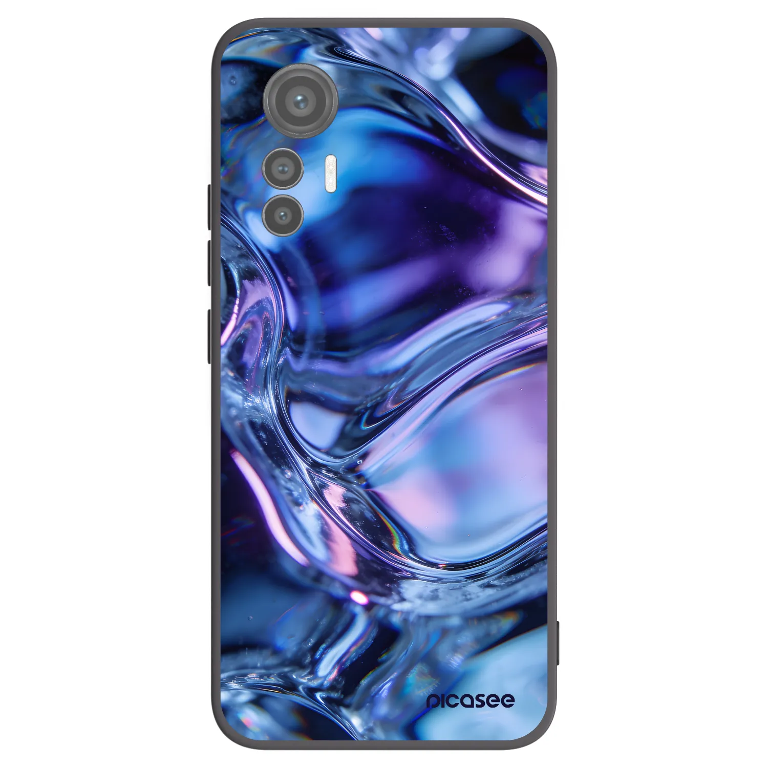Picasee silikónový čierny obal pre Xiaomi 12 Lite - Iris liquid