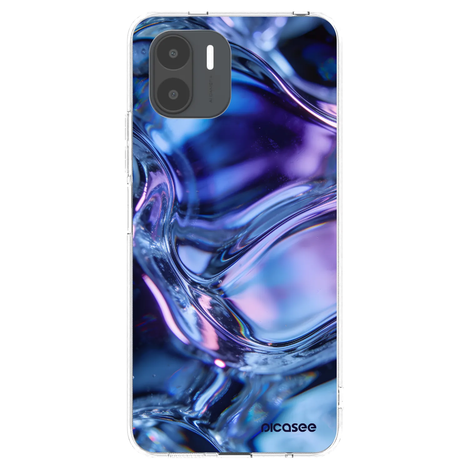Picasee silikónový prehľadný obal pre Xiaomi Redmi A1 - Iris liquid