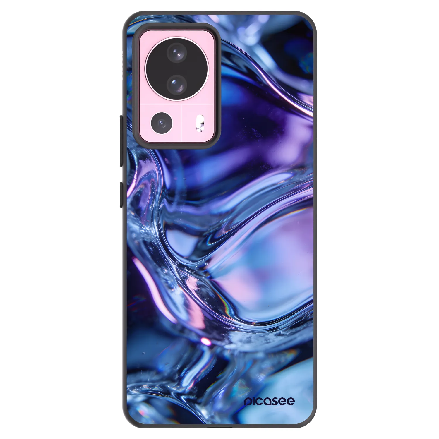 Picasee silikónový čierny obal pre Xiaomi 13 Lite - Iris liquid