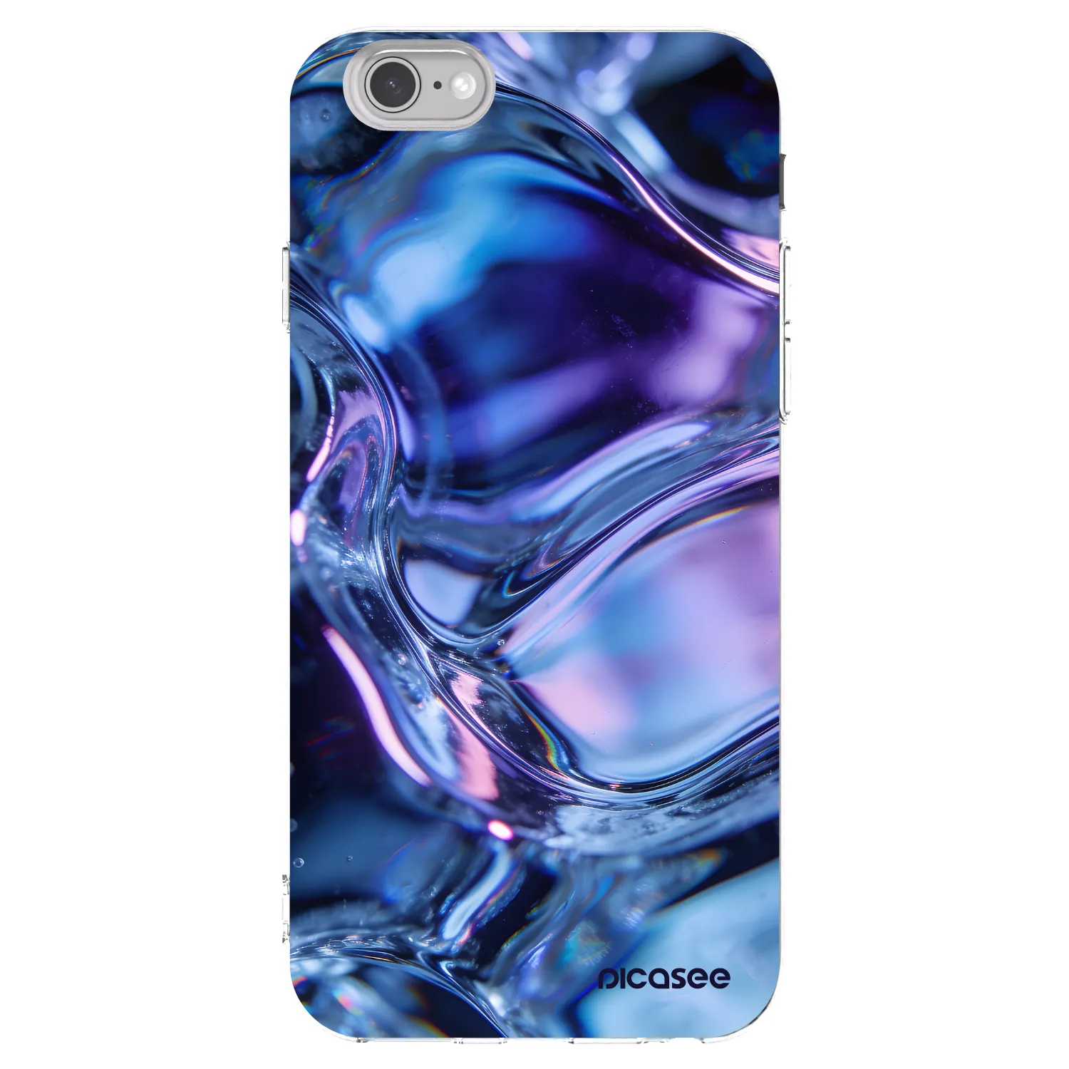 Picasee silikónový prehľadný obal pre Apple iPhone 6/6S - Iris liquid