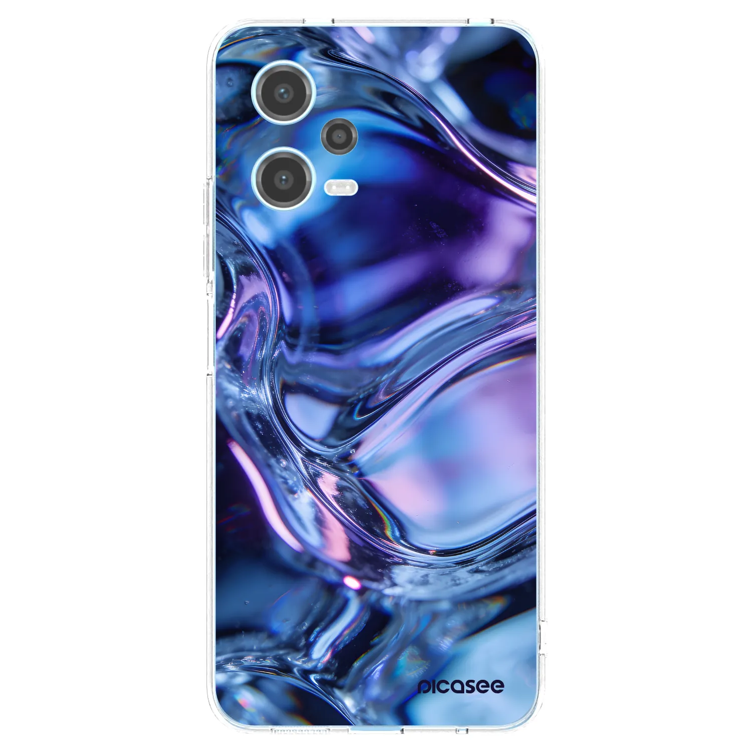 Picasee silikónový prehľadný obal pre Xiaomi Redmi Note 12 5G - Iris liquid
