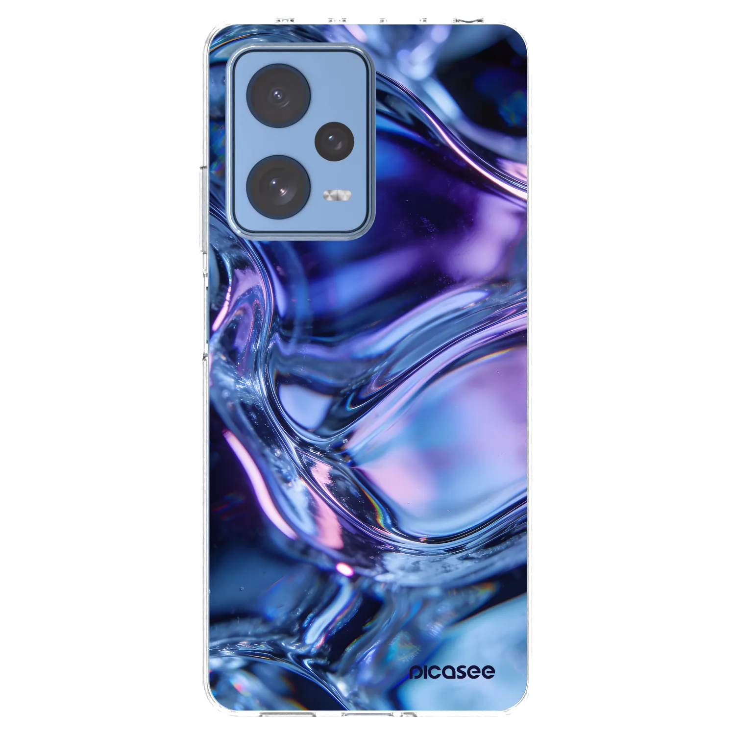 Picasee silikónový prehľadný obal pre Xiaomi Redmi Note 12 Pro 5G - Iris liquid