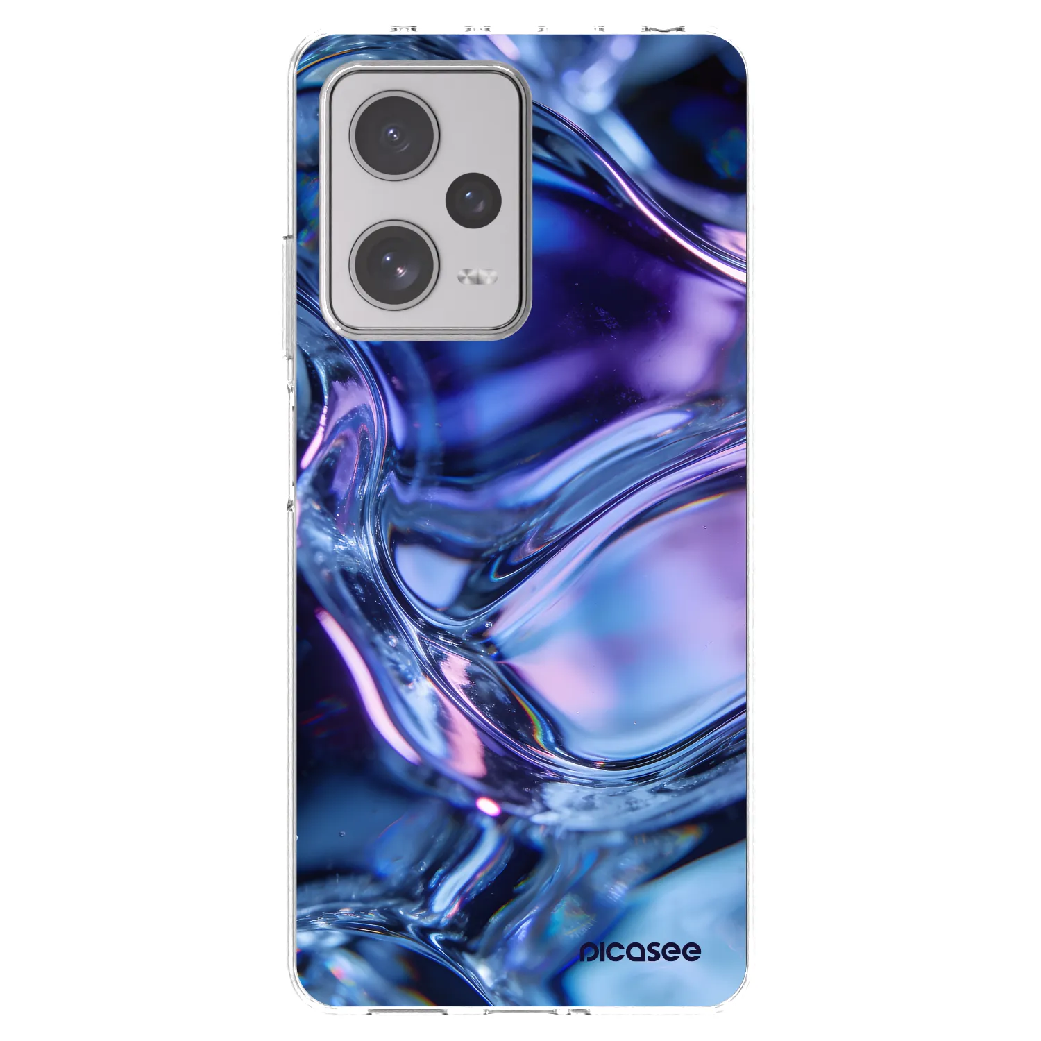Picasee silikónový prehľadný obal pre Xiaomi Redmi Note 12 Pro+ 5G - Iris liquid
