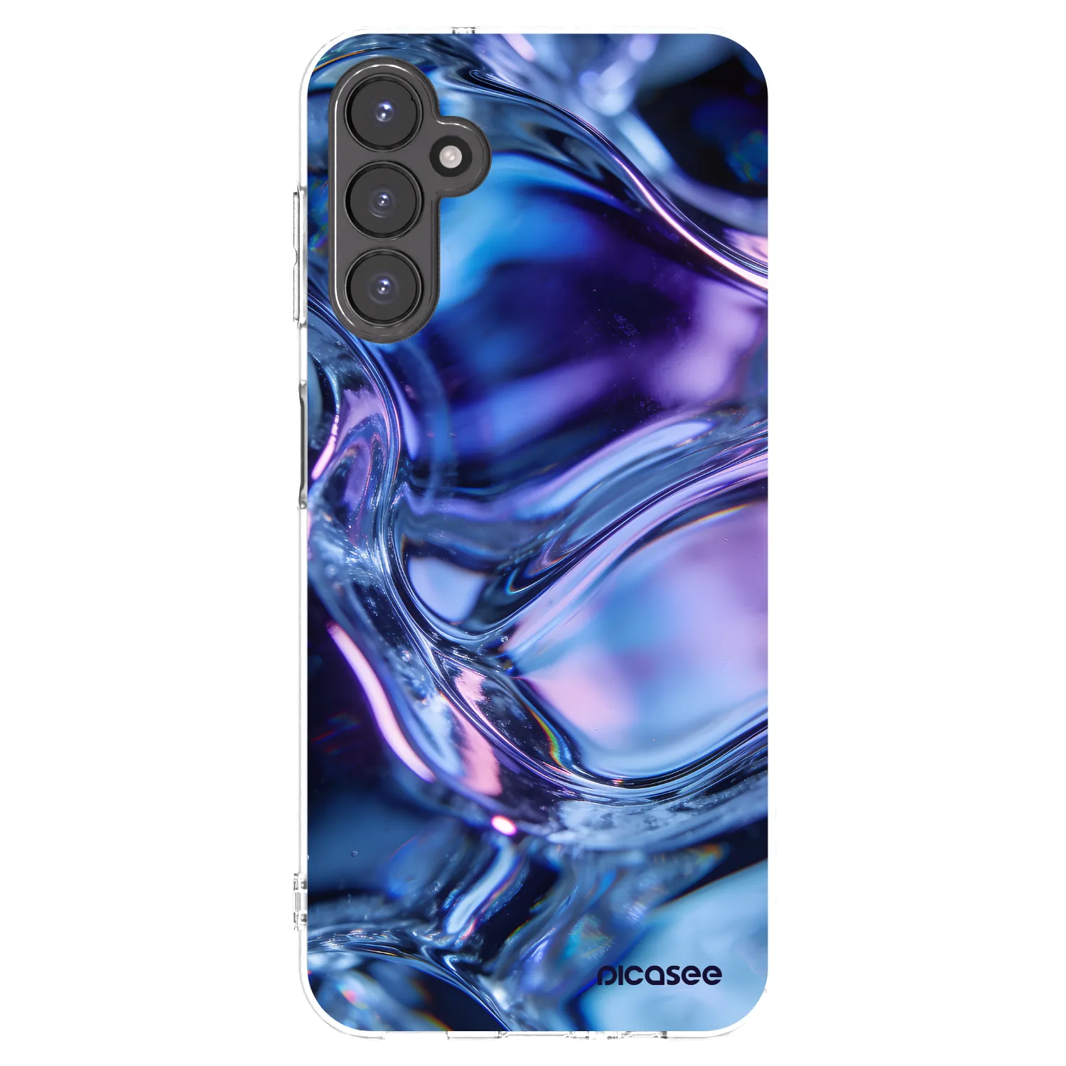 Picasee silikónový prehľadný obal pre Samsung Galaxy A14 4G A145R - Iris liquid